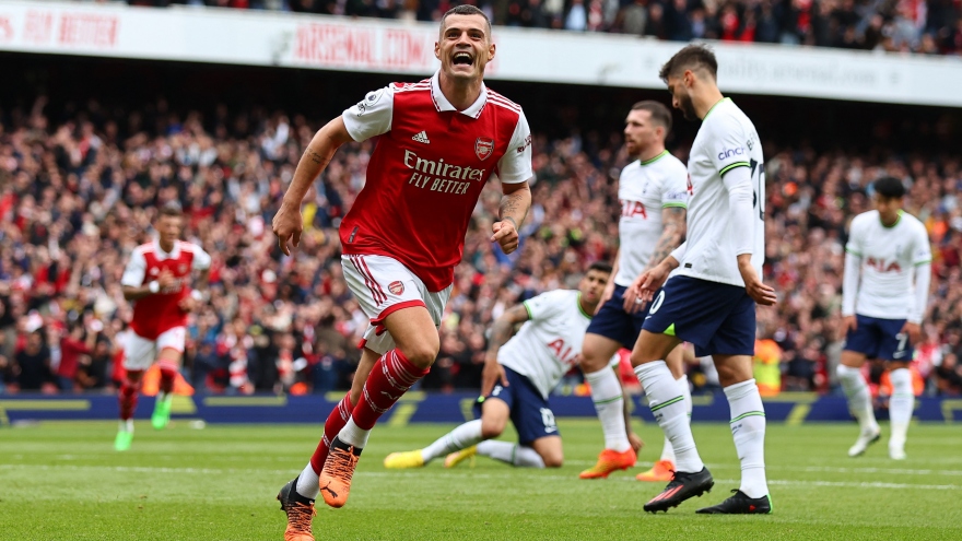 Thắng thuyết phục Tottenham, Arsenal giữ vững ngôi đầu Ngoại hạng Anh